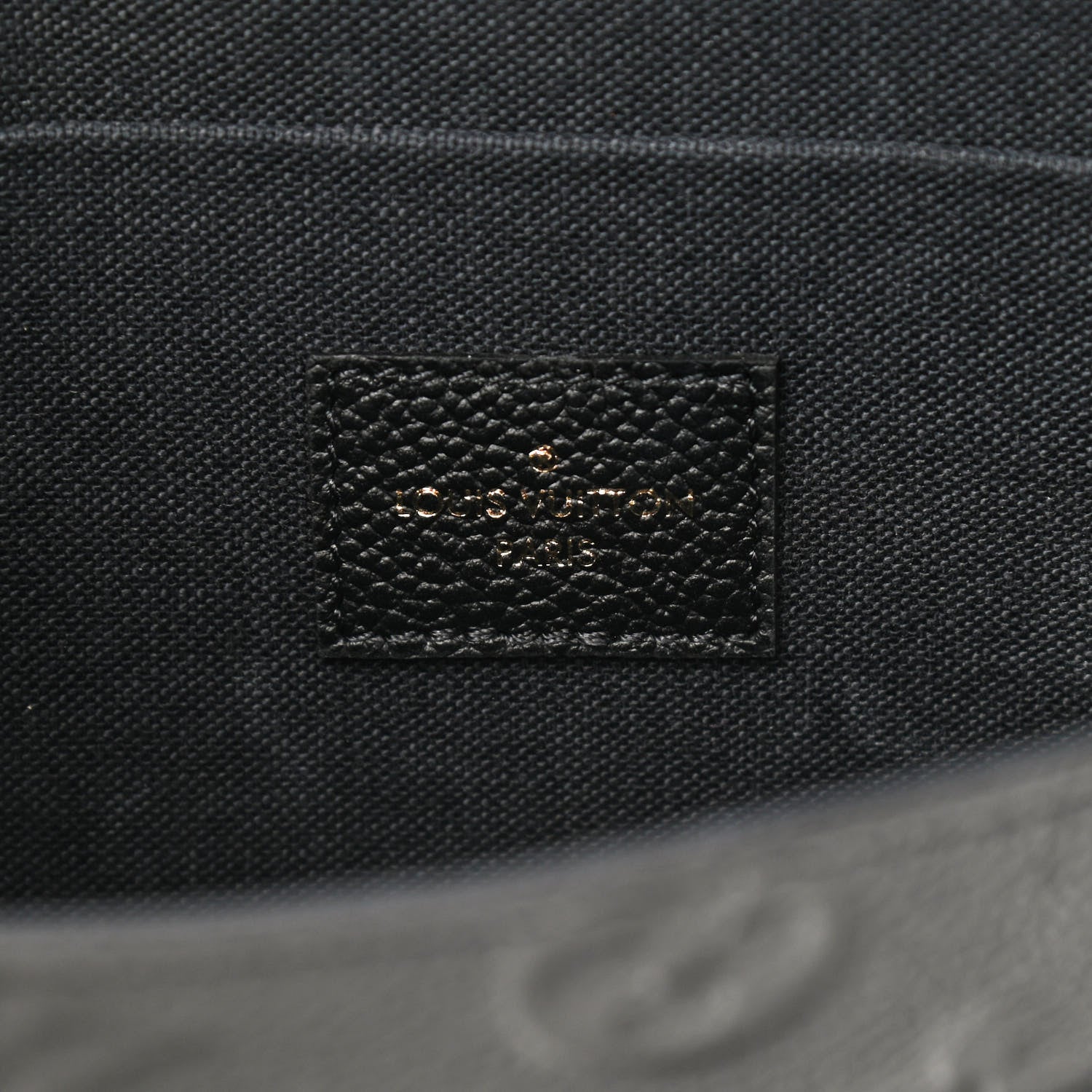 Louis Vuitton Empreinte Pochette Felicie Chain Wallet Black 7 of 9