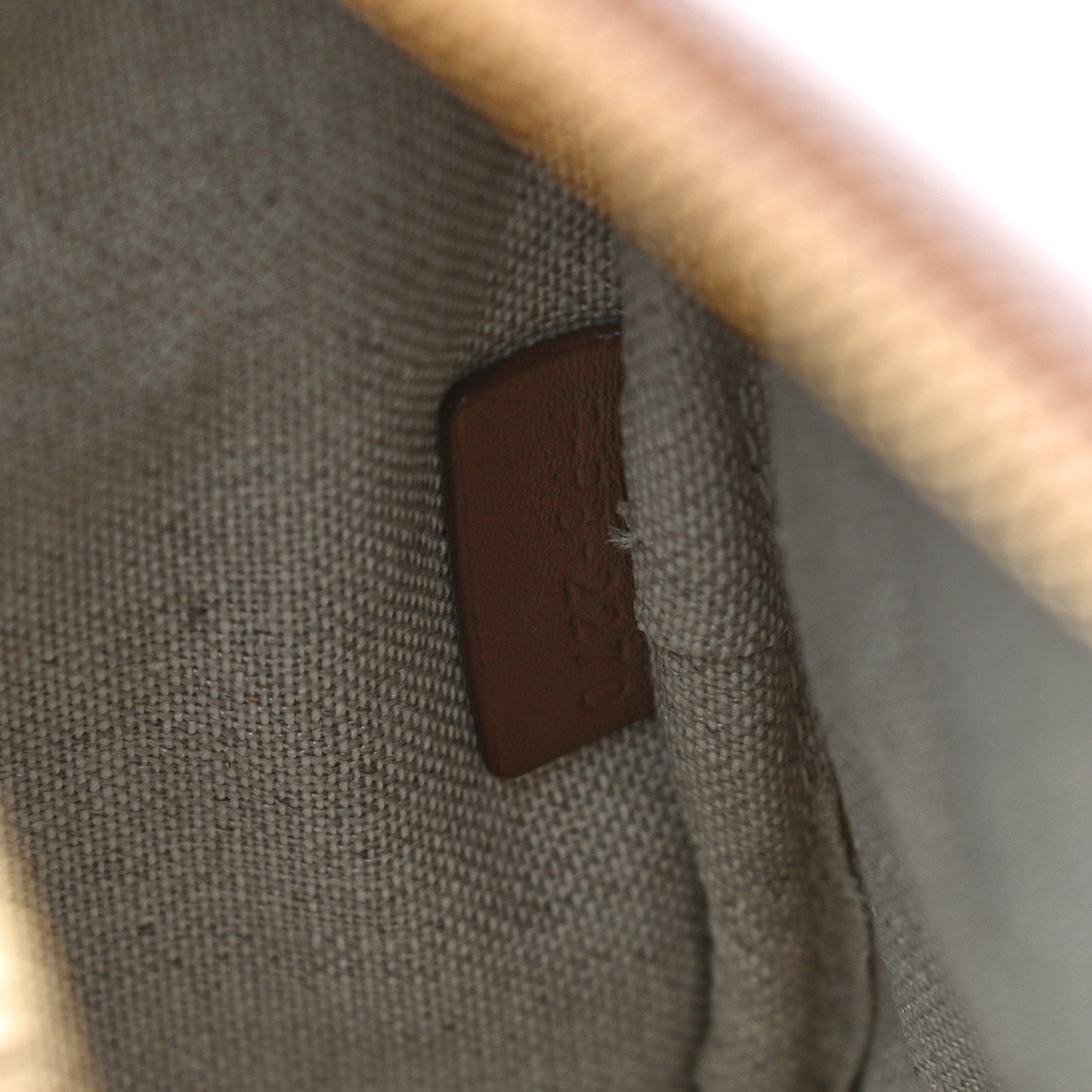 Triomphe Textile Calfskin Small Boston Bag Brown