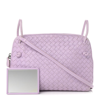 Bottega Veneta Nappa Intrecciato Pillow Crossbody Messenger Parme 1 of 21