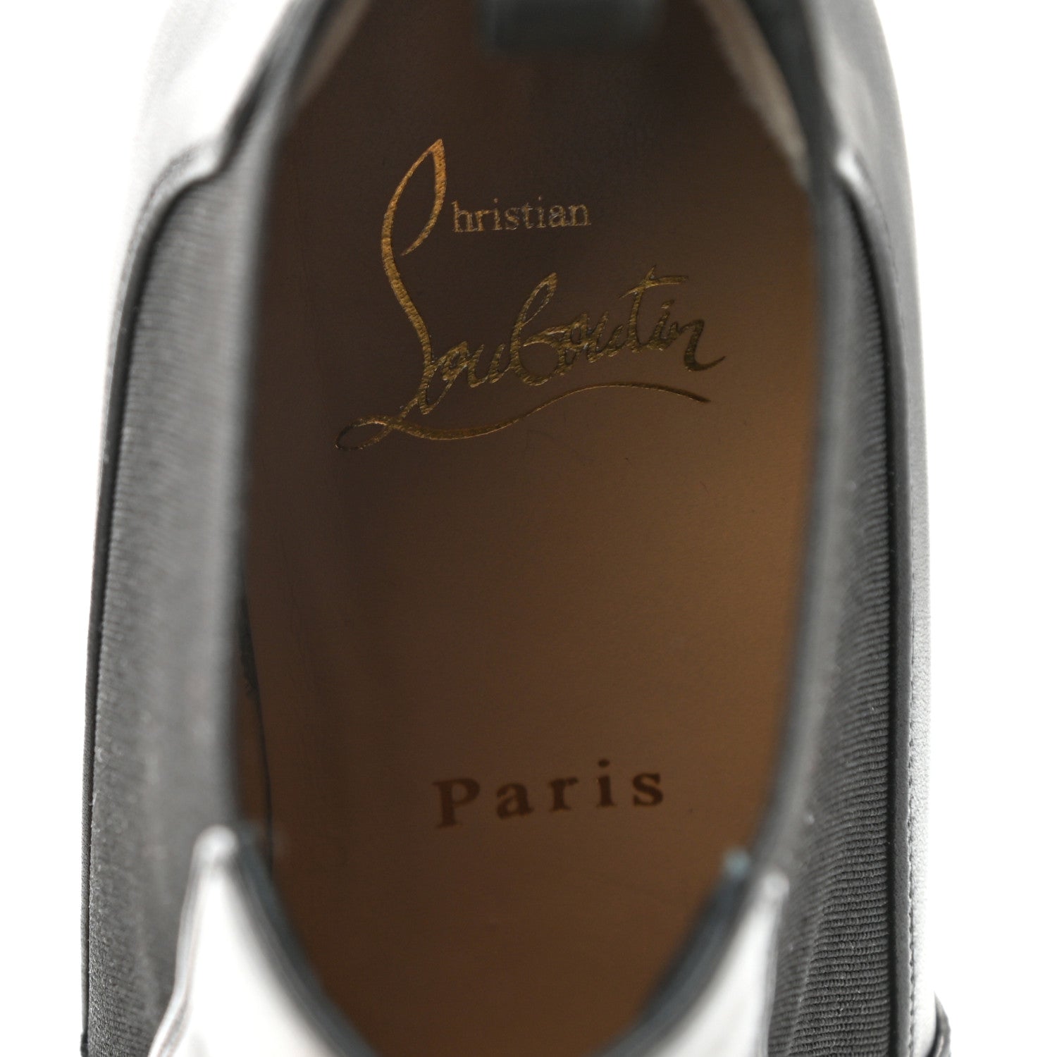 Christian Louboutin Calfskin Marchacroche 70 Chelsea Boots 35 Black 7 of 8