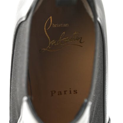 Christian Louboutin Calfskin Marchacroche 70 Chelsea Boots 35 Black 7 of 8