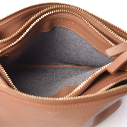 Celine Lambskin Small Trio Crossbody Bag Tan 6 of 11