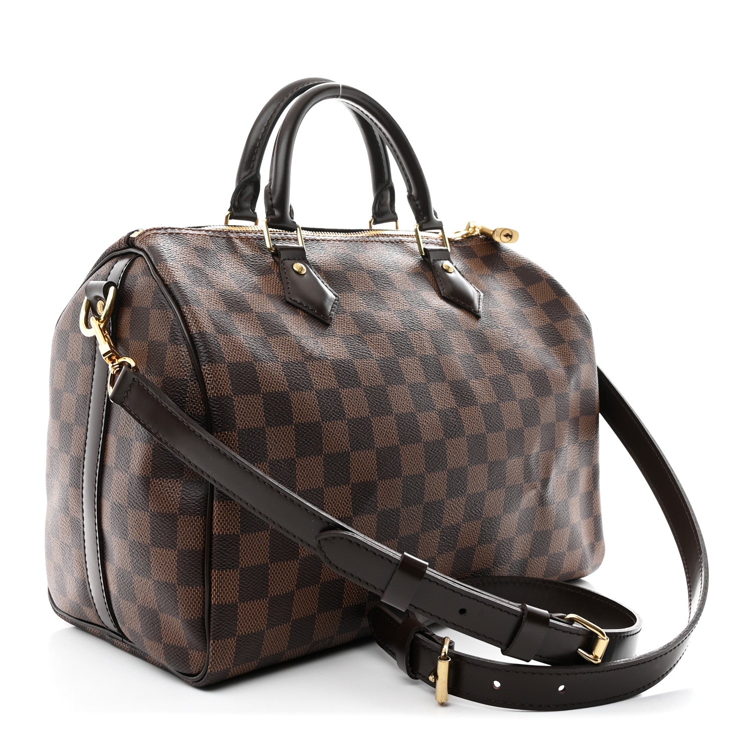 Louis Vuitton Damier Ebene Speedy Bandouliere 30 3 of 11