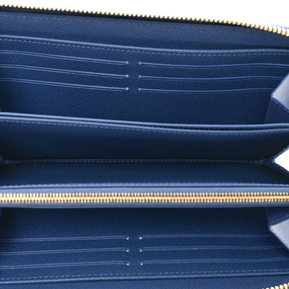 Louis Vuitton LOUIS VUITTON Monogram Denim Zippy Wallet NM Blue 5 of 6