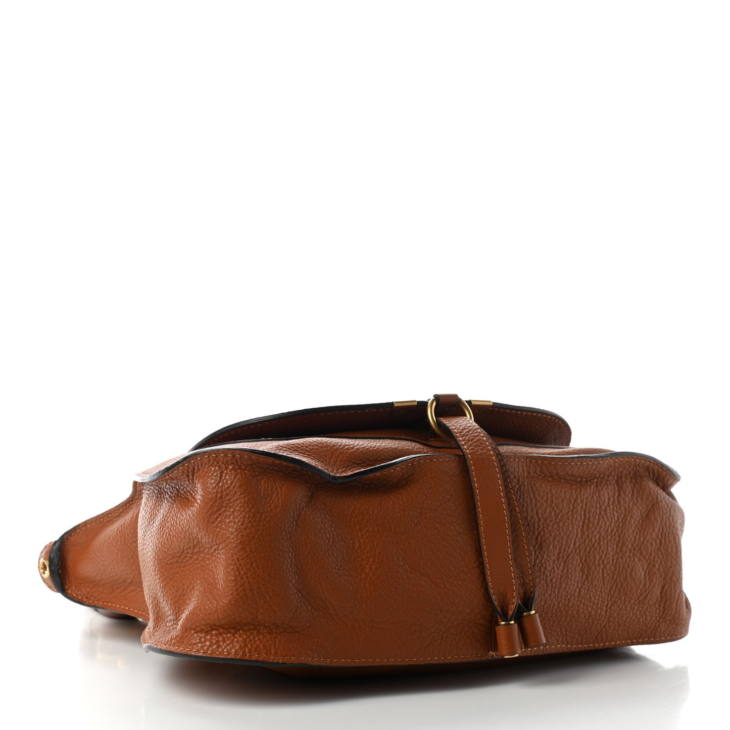 Calfskin Medium Marcie Satchel Tan