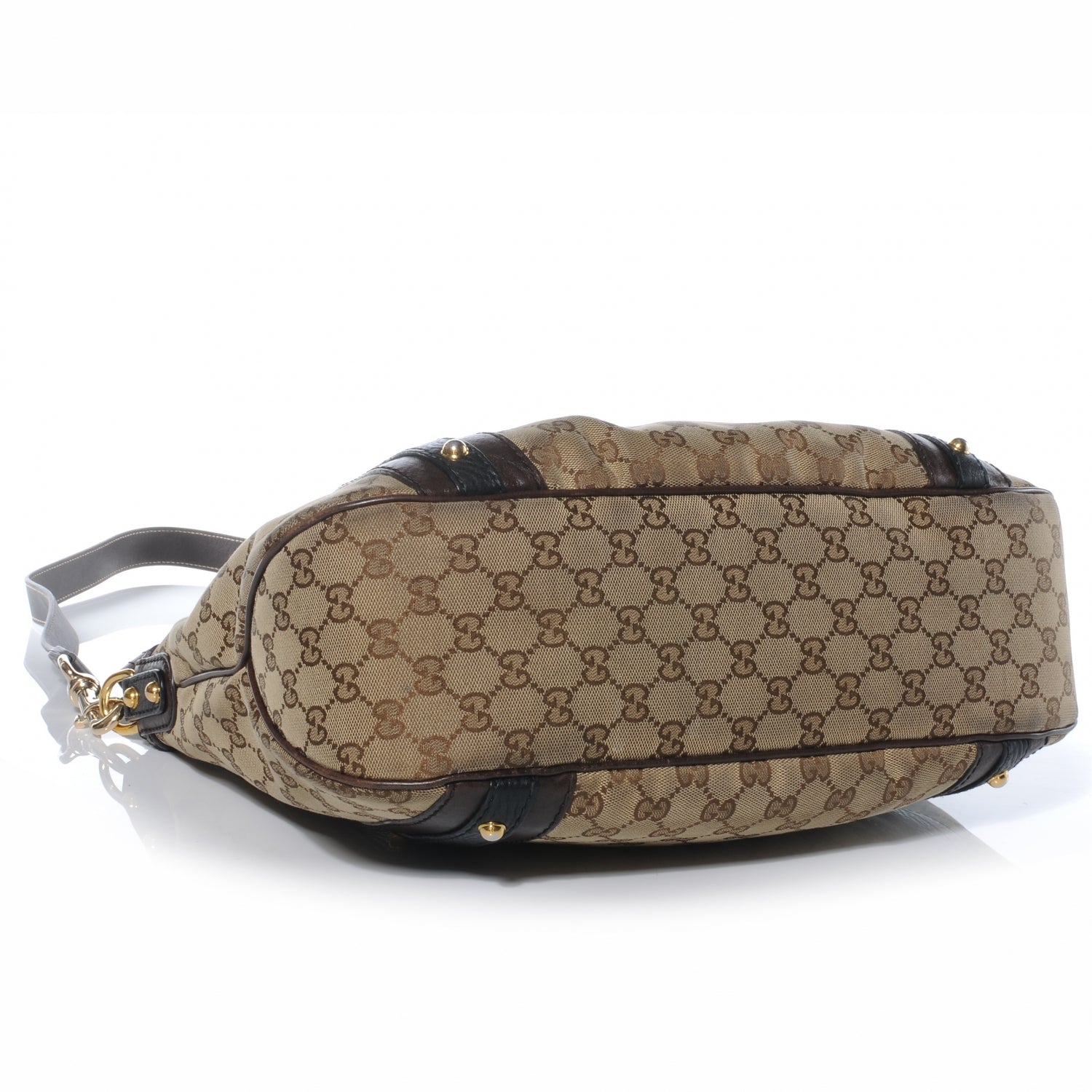 Gucci Monogram Interlocking G Tote Dark Brown 4 of 7