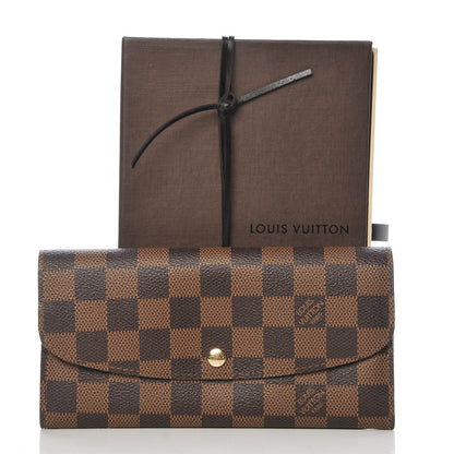 Louis Vuitton Damier Ebene Emilie Wallet 8 of 8