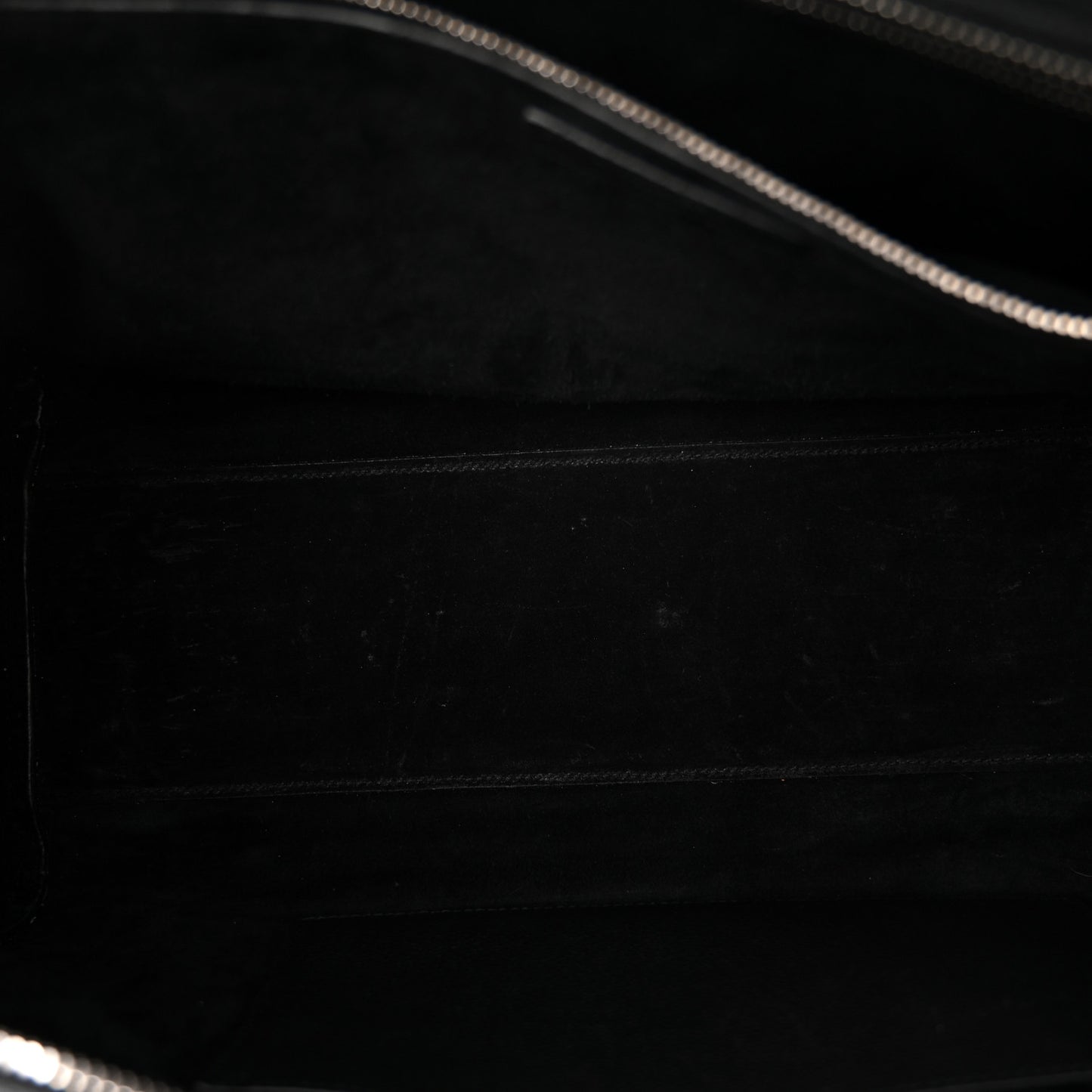 Grained Calfskin Medium Cabas Rive Gauche Black
