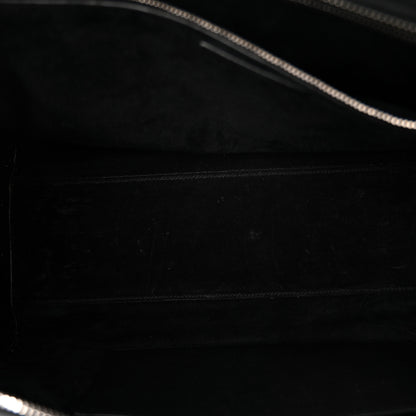 Saint Laurent Grained Calfskin Medium Cabas Rive Gauche Black 5 of 11