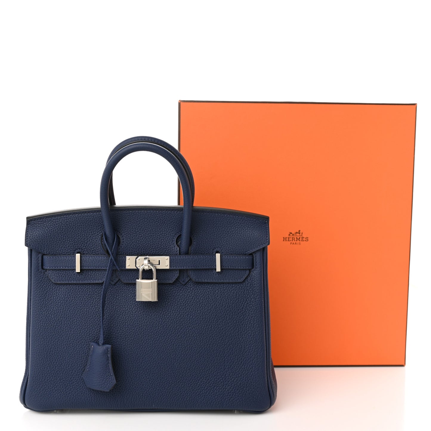 Togo Birkin 25 Bleu Saphir