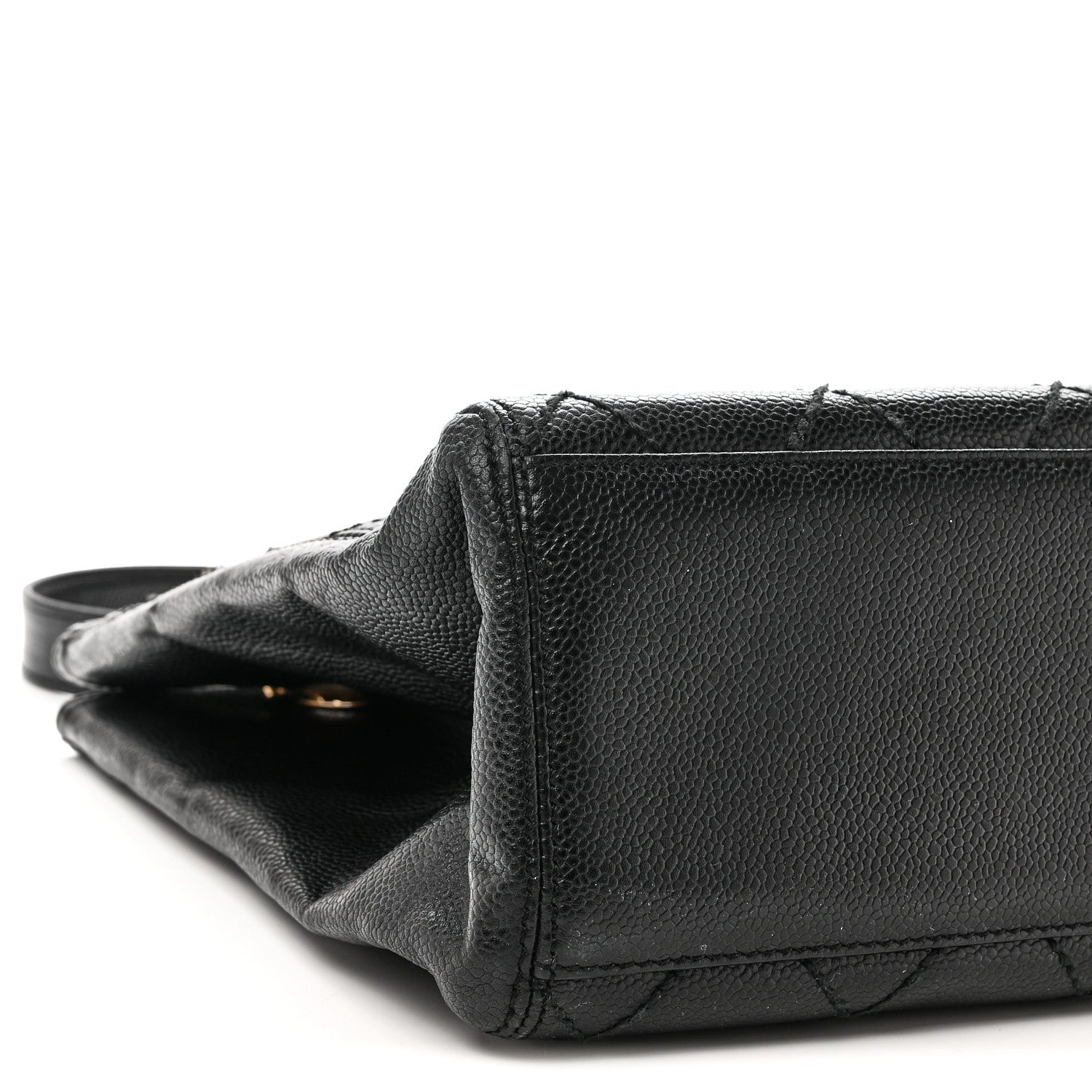 Chanel Caviar Quilted Shopping Tote Black 9 of 10