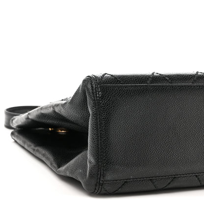 Chanel Caviar Quilted Shopping Tote Black 9 of 10