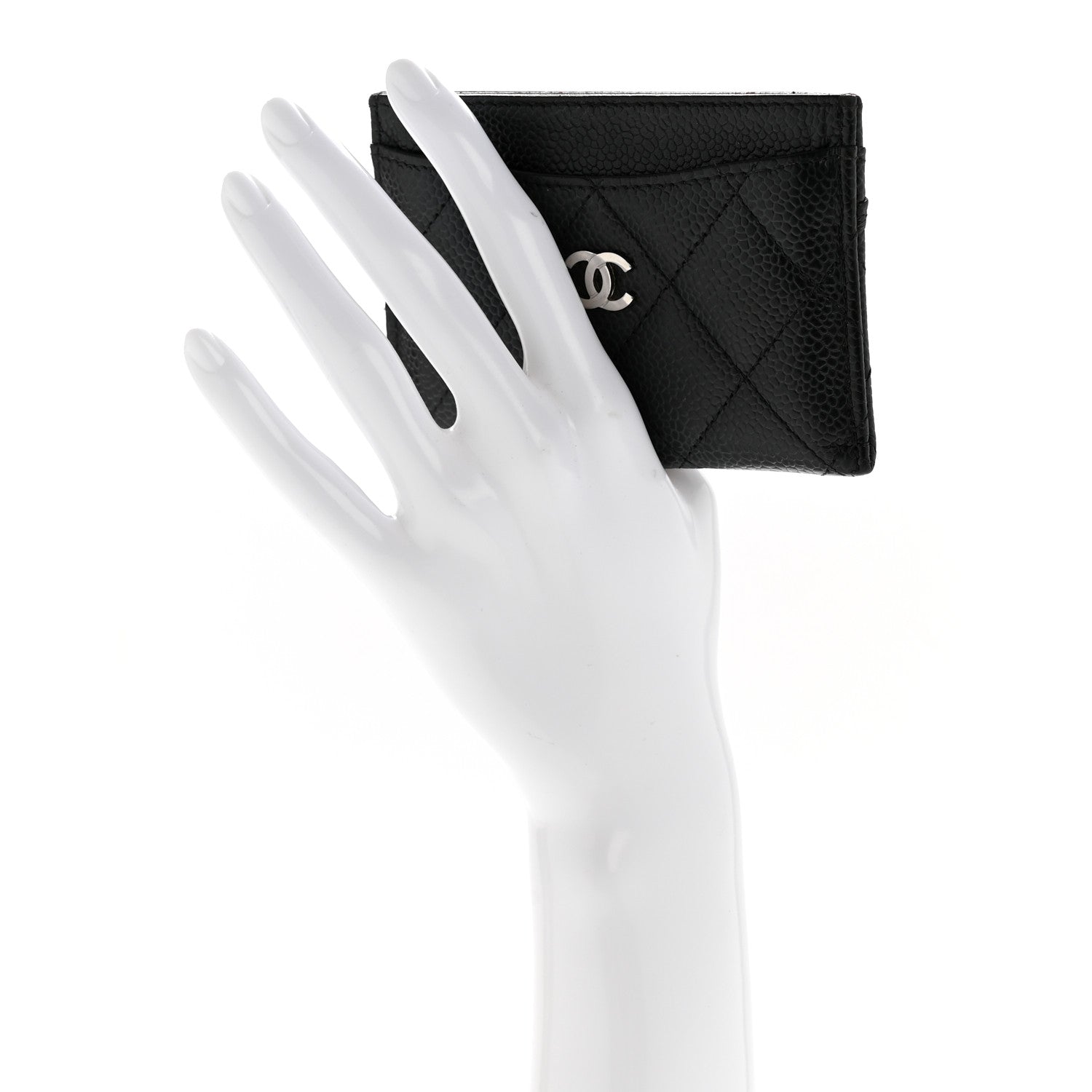 Chanel Caviar Quilted Card Holder Black 2 of 12