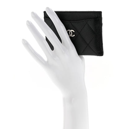 Chanel Caviar Quilted Card Holder Black 2 of 12