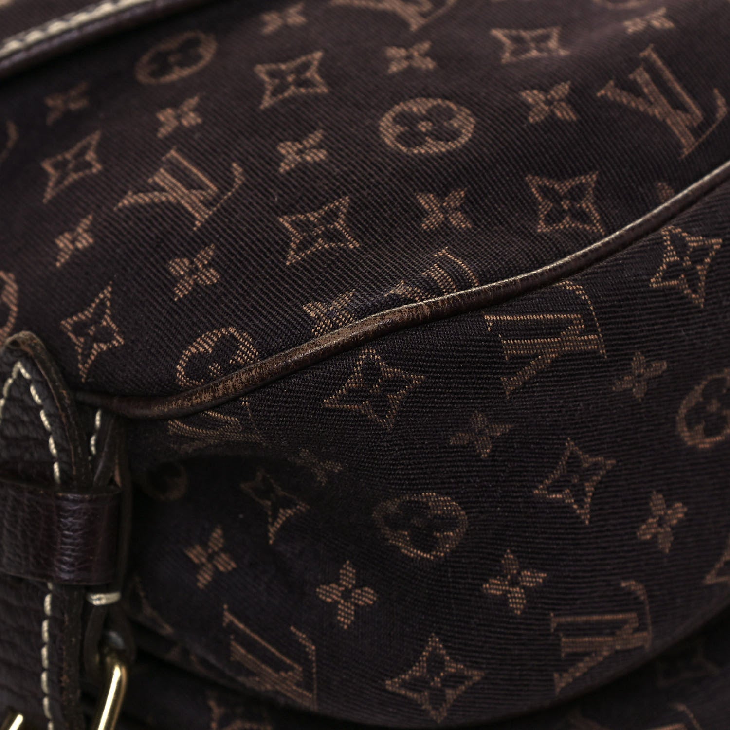 Louis Vuitton Monogram Mini Lin Saumur Ebene 9 of 14