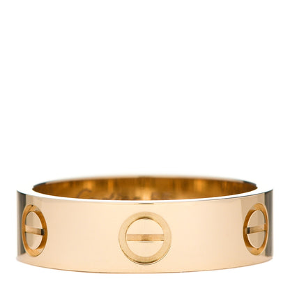 Cartier 18K Yellow Gold 5.5mm LOVE Ring 55 7.25 1 of 5