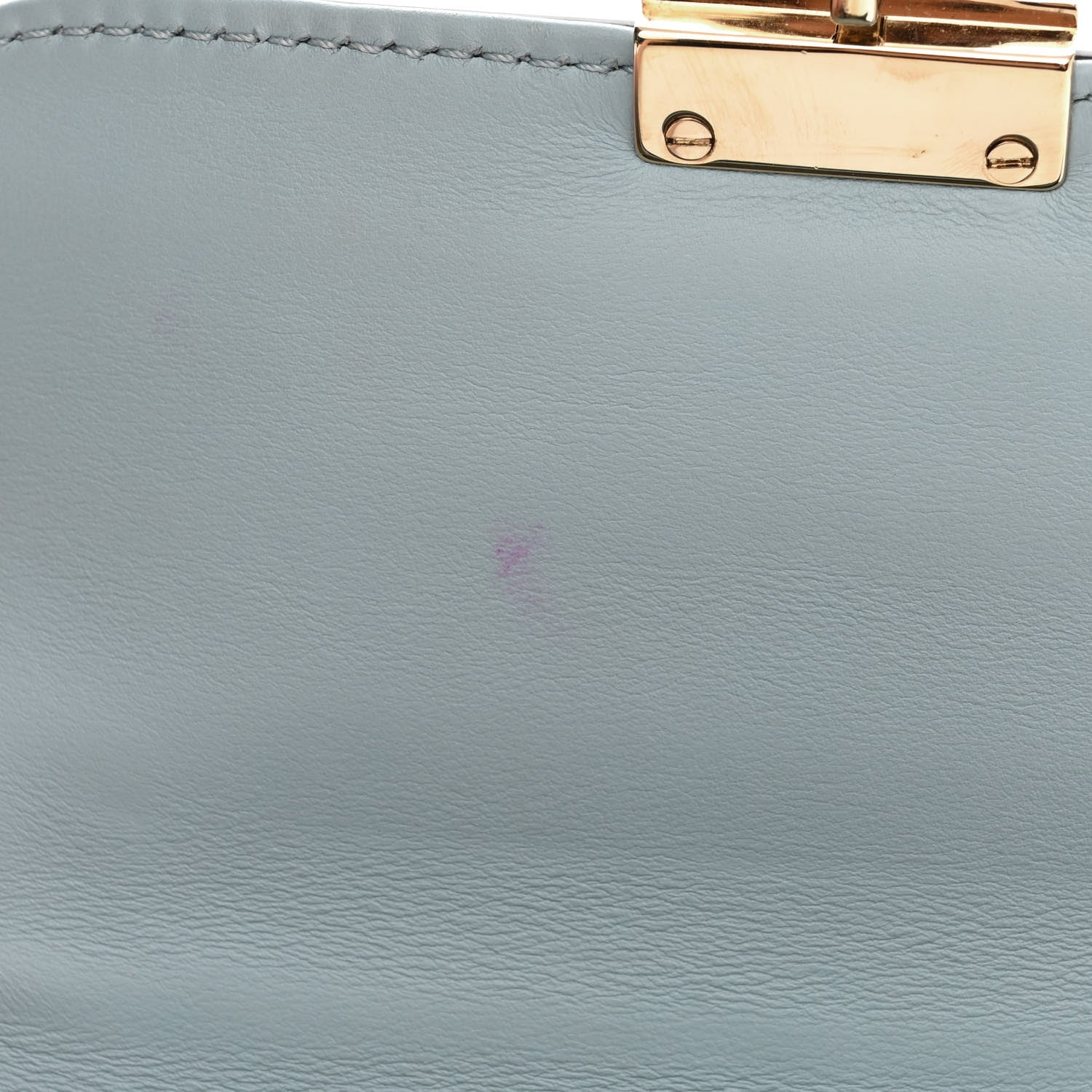 Valentino Garavani Vitello Small Glam Lock Rockstud Flap Sky Sorbet 10 of 11