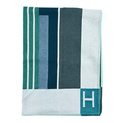 Hermes Wool Cashmere Avalon Vibration Blanket 1 of 3