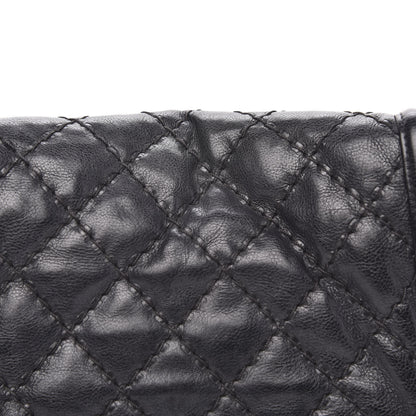 Chanel Calfskin Double Stitch Medium Boy Flap Black 13 of 16