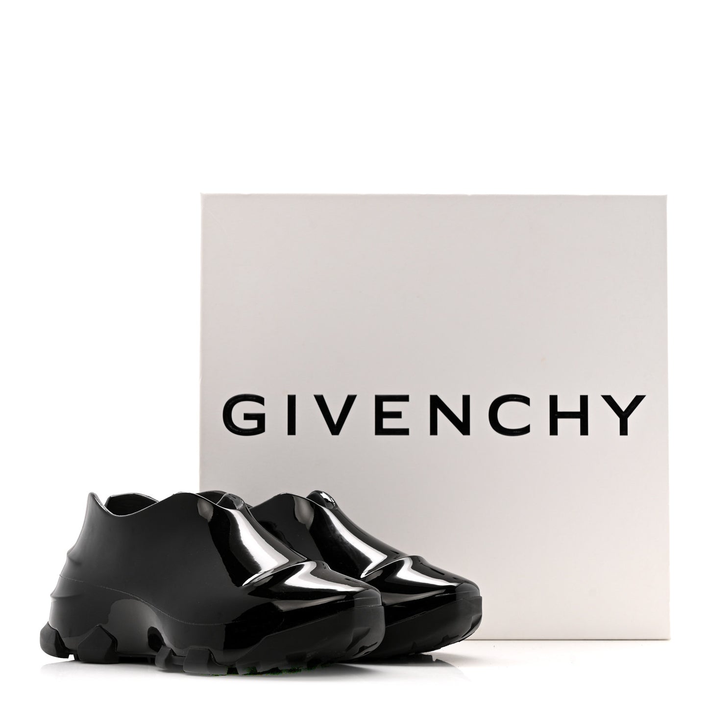 Rubber Monumental Mallow Low Slip On Sneakers 40 Black