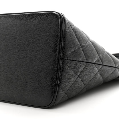 Chanel Caviar Quilted Medallion Tote Black 10 of 11