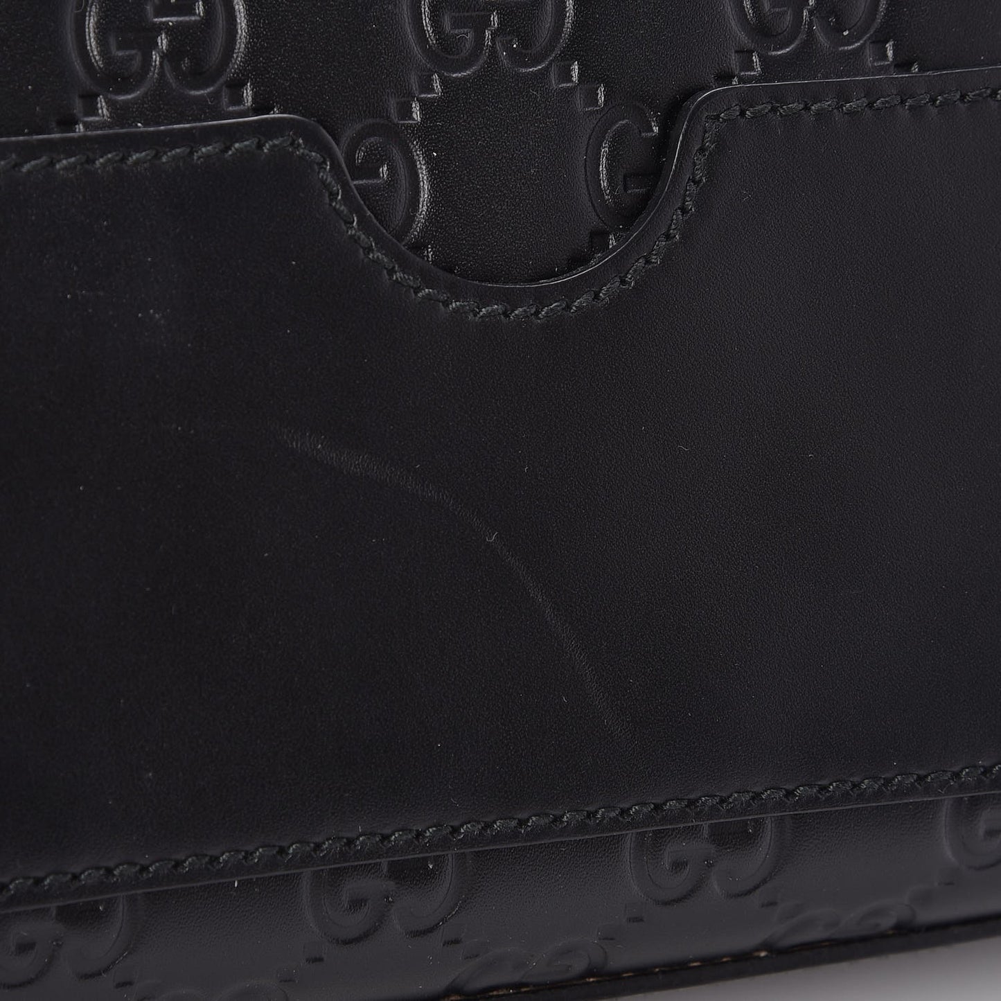 Guccissima Small Padlock Shoulder Bag Black