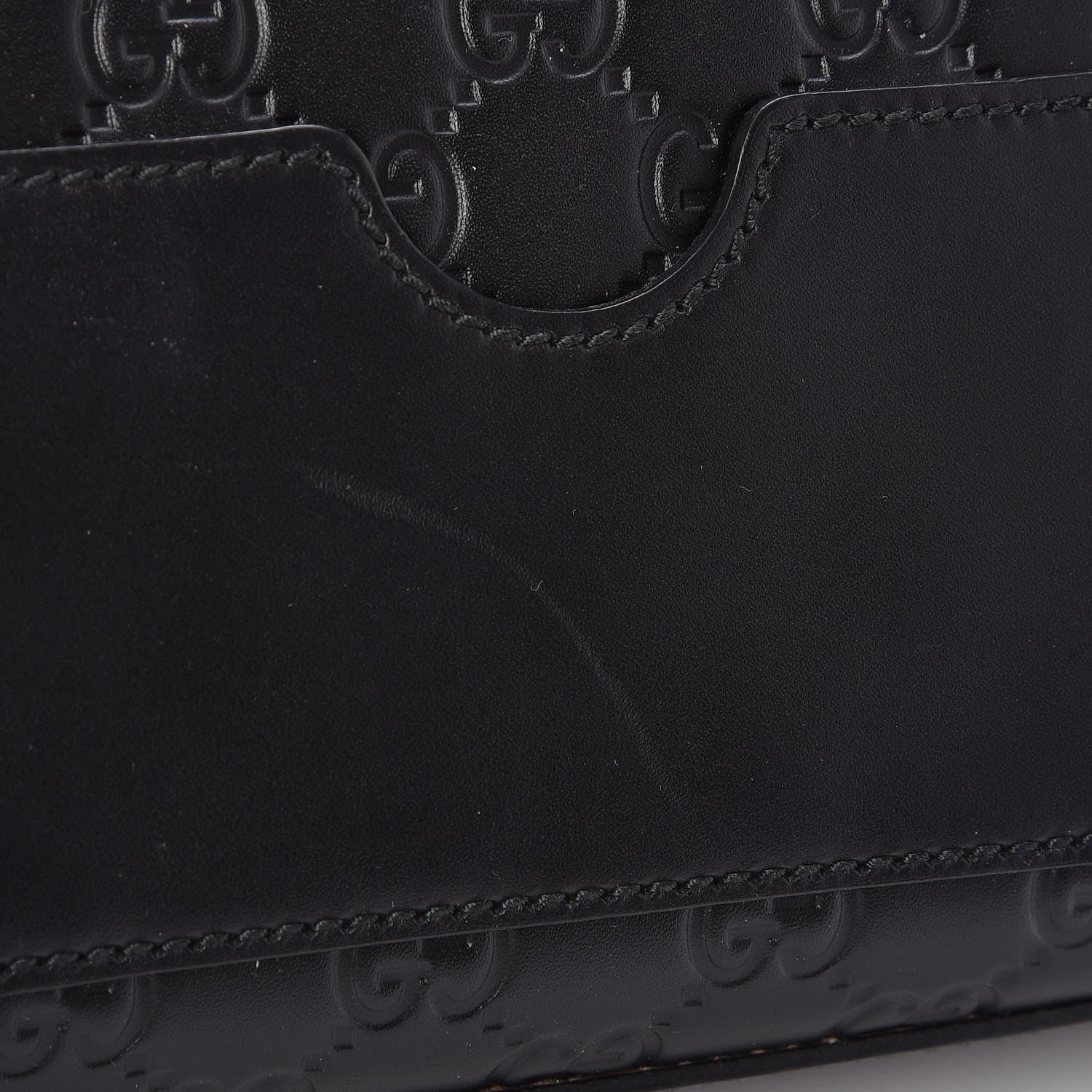 Gucci Guccissima Small Padlock Shoulder Bag Black 8 of 8