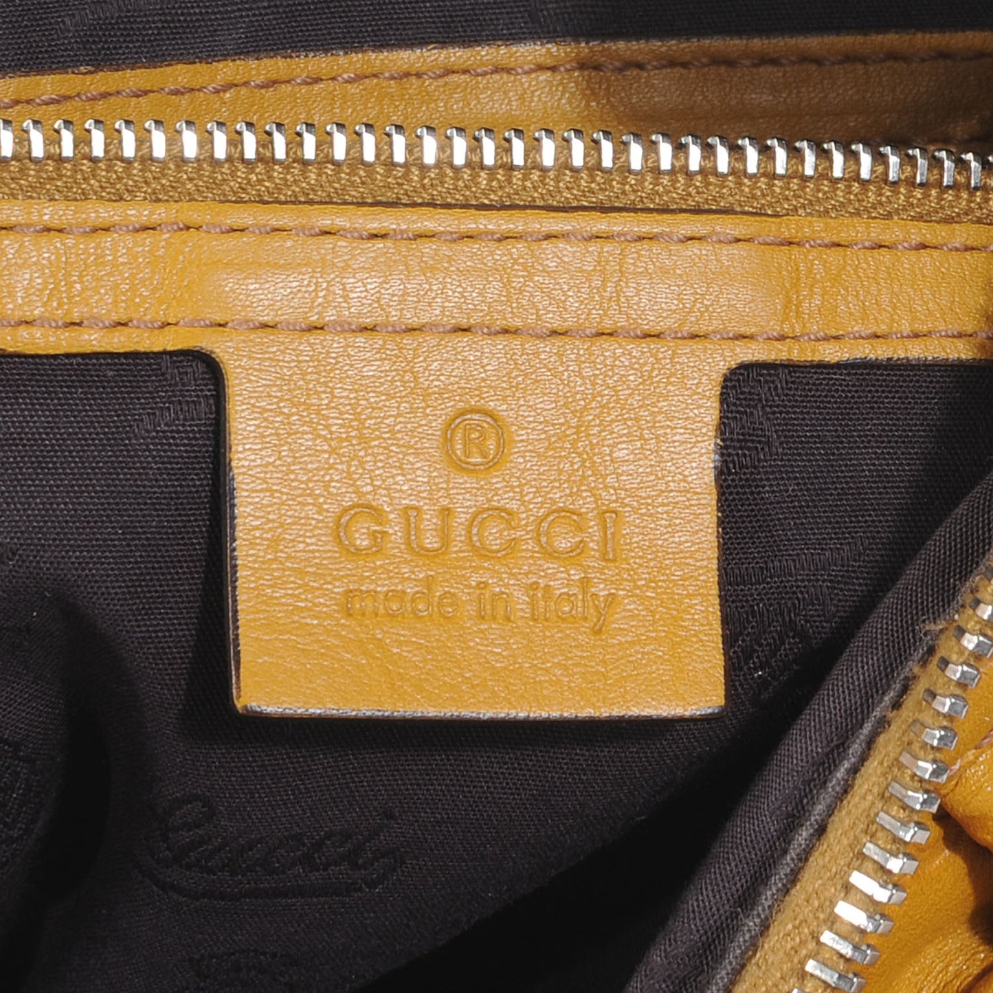 Guccissima Icon Bit Shoulder Bag Marigold