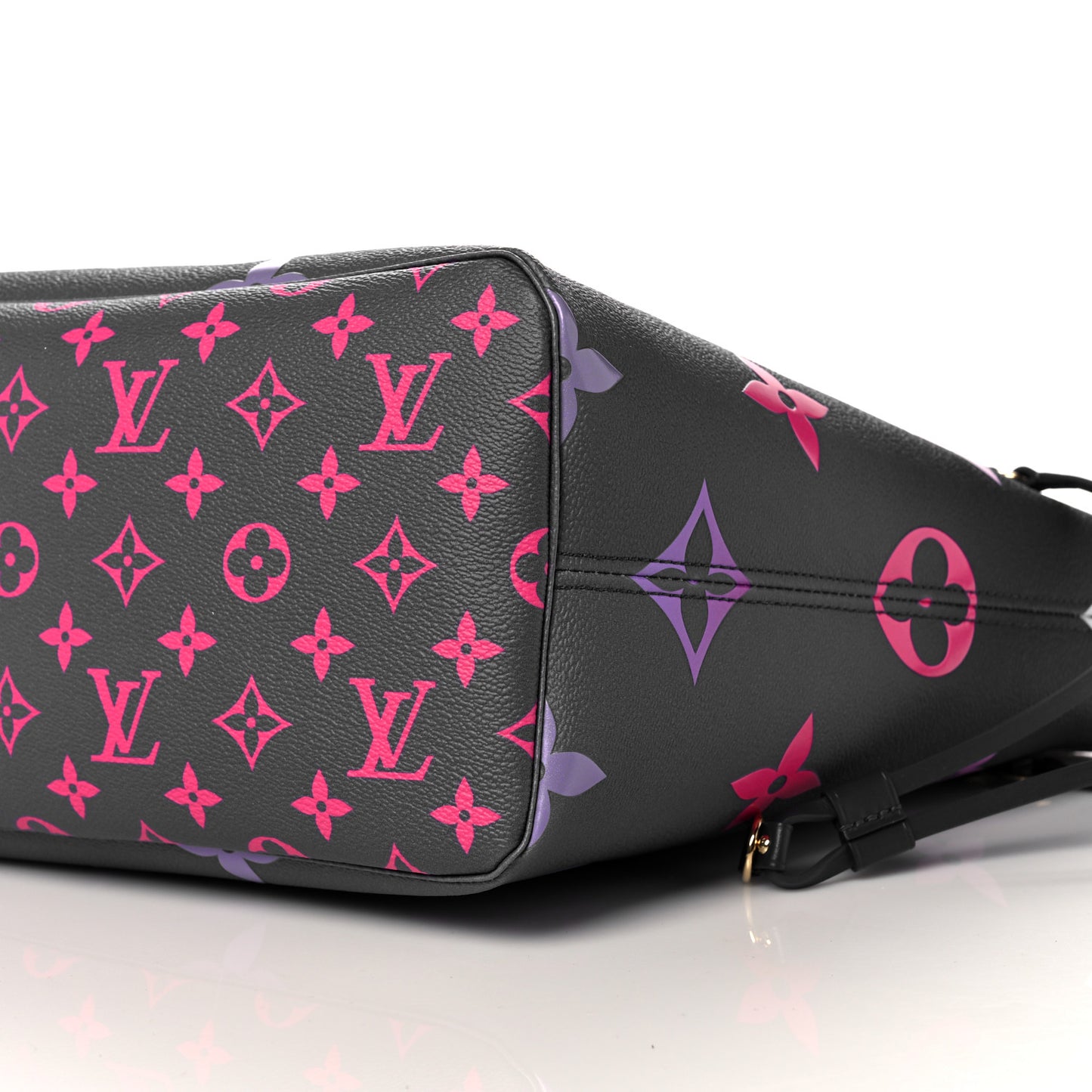 Monogram Giant Spring In The City Neverfull MM Midnight Fuchsia