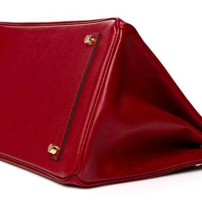 Hermes Epsom Birkin 35 Rouge Grenat 8 of 9