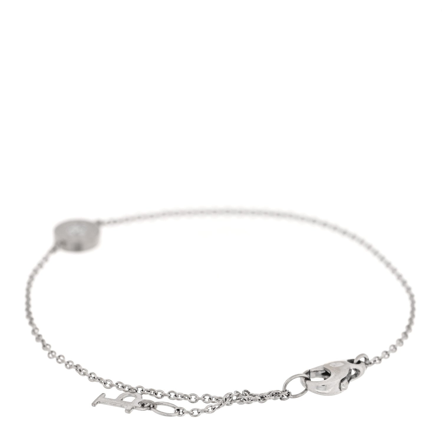 Piaget 18K White Gold Diamond Possession Station Bracelet 2 of 3