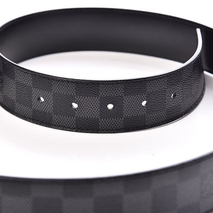 Louis Vuitton Damier Graphite LV Initiales Belt 100 40 5 of 6