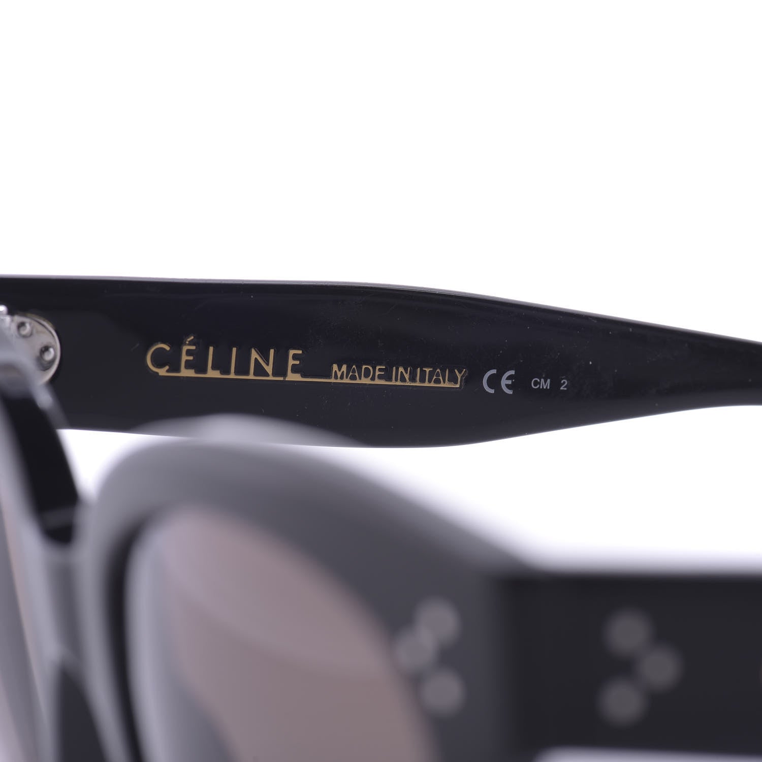 Celine New Audrey Sunglasses CL 41805/S Black 5 of 8