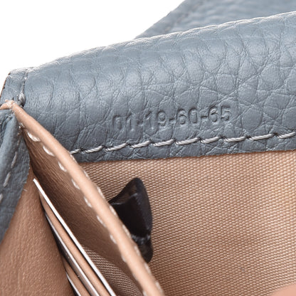 Chloe Calfskin Marcie Continental Flap Wallet Cloudy Blue 7 of 8