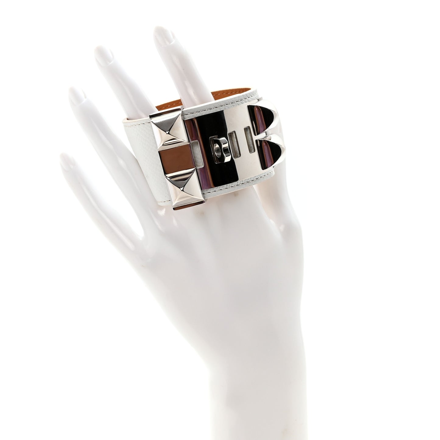 Epsom Collier De Chien CDC Bracelet T2 White