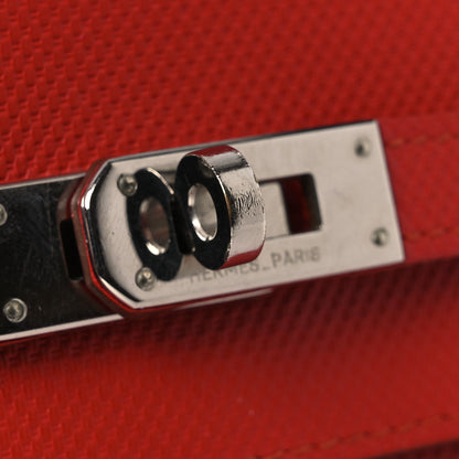 Hermes Grain d'H Kelly Longue Wallet Sanguine 10 of 11