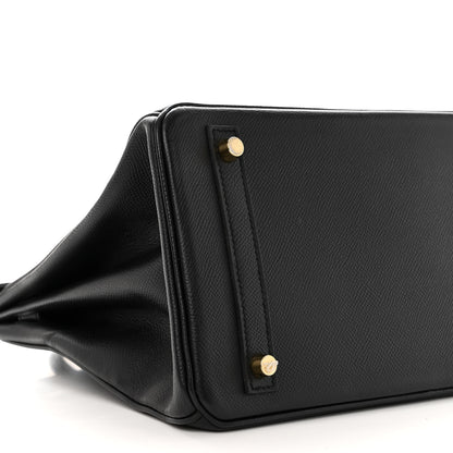 Hermes Epsom BIRKIN 30 Black 9 of 10