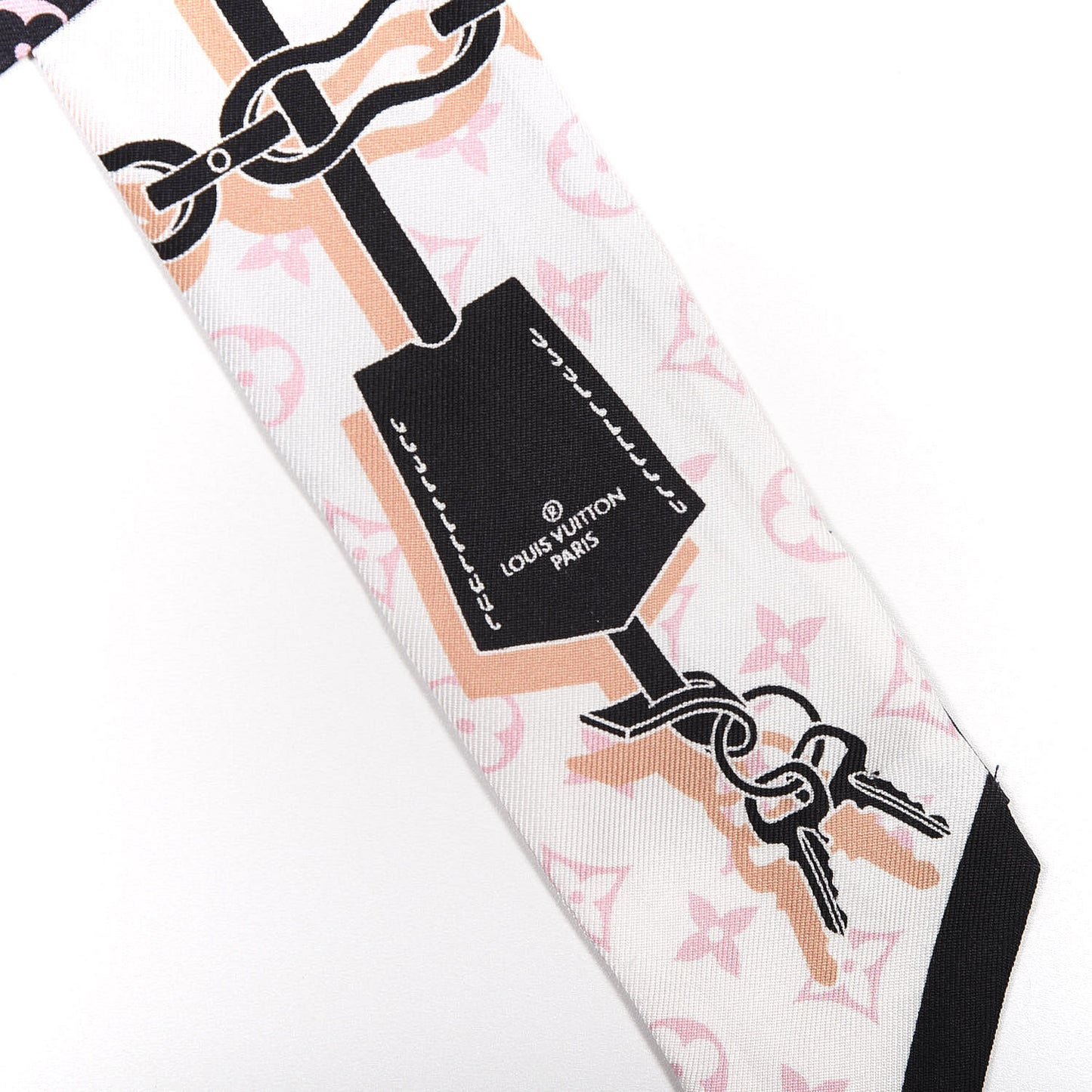 Silk Monogram Rising Confidential BB Bandeau Black Rose