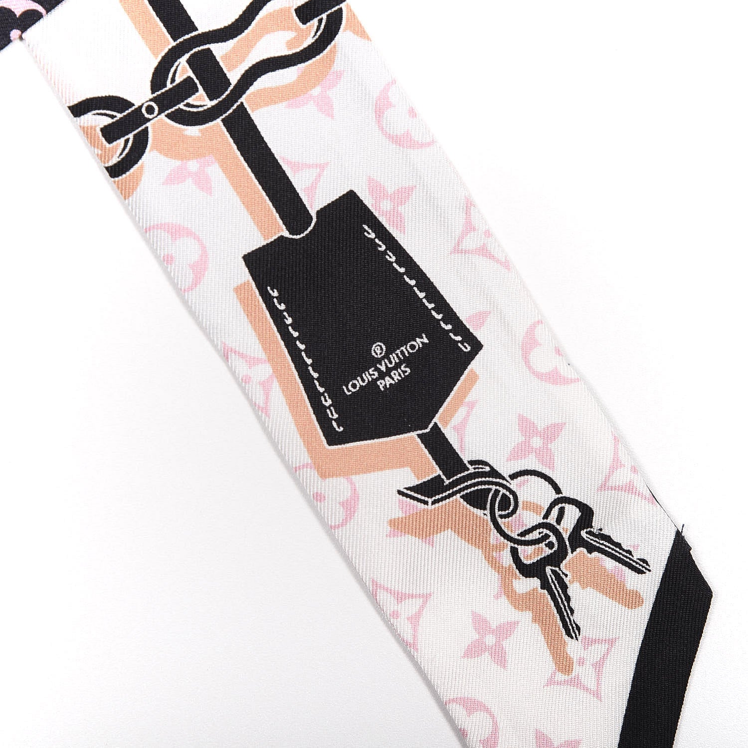 Louis Vuitton Silk Monogram Rising Confidential BB Bandeau Black Rose 2 of 5