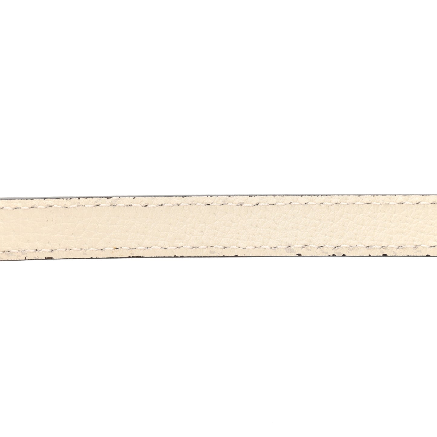 Textured Calfskin Web Mini Ophidia Round Shoulder Bag Mystic White