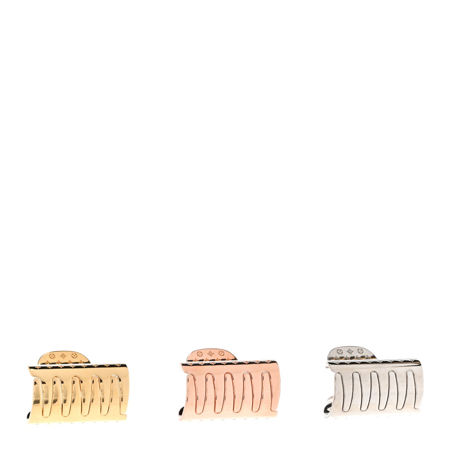 Metallic Nanogram Hair Accessories Gold Rose Gold Silver