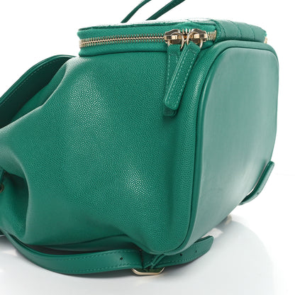 Chanel Caviar Quilted Business Affinity Backpack Green 9 of 10