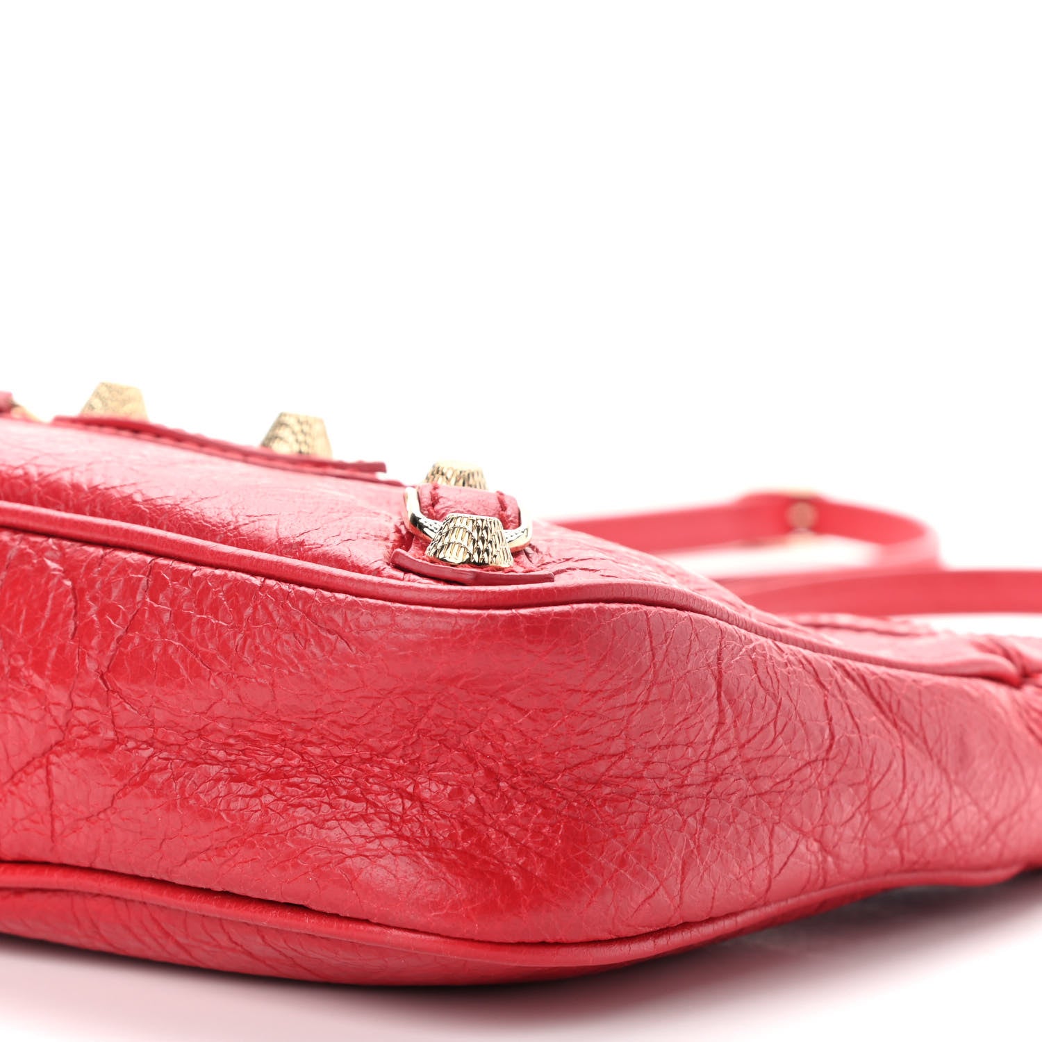 Balenciaga Agneau Giant 12 Gold Hardware Hip Rouge Cardinal 10 of 10