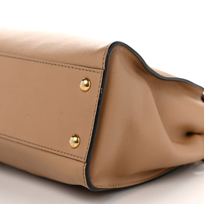 Fendi Vitello Seta Medium Peekaboo Iconic Satchel Cuoio 8 of 8