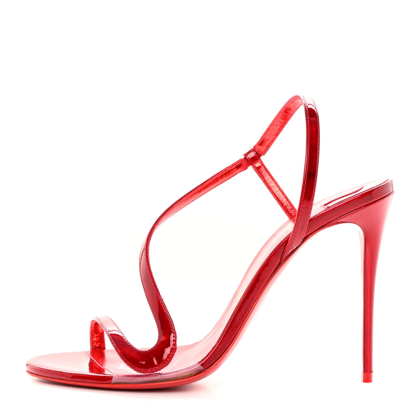 Metallic Patent Rosalie 100 Sandals 39 Loubi