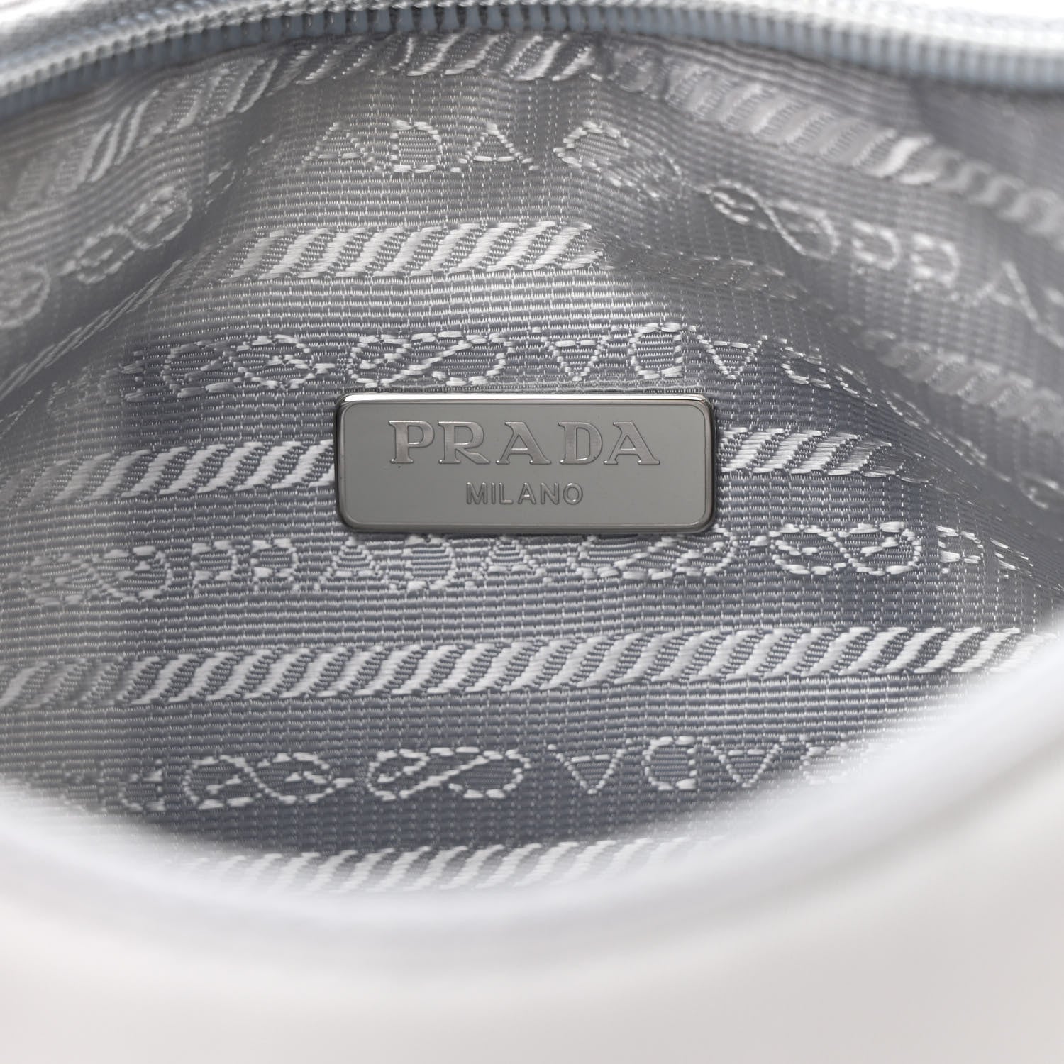 Prada Tessuto Nylon Mini Re-Edition 2000 Bag Fiordaliso 6 of 9