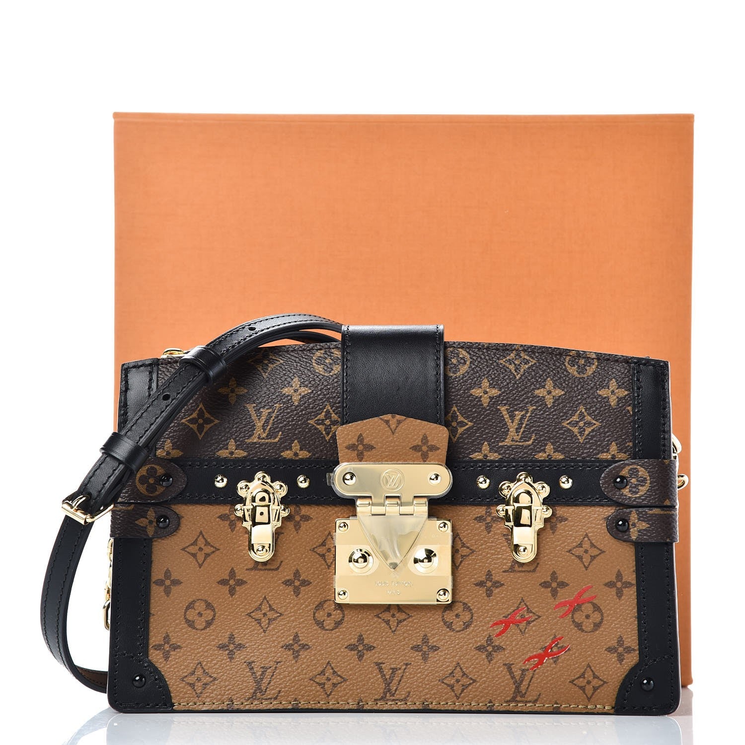 Louis Vuitton Reverse Monogram Trunk Clutch 7 of 7