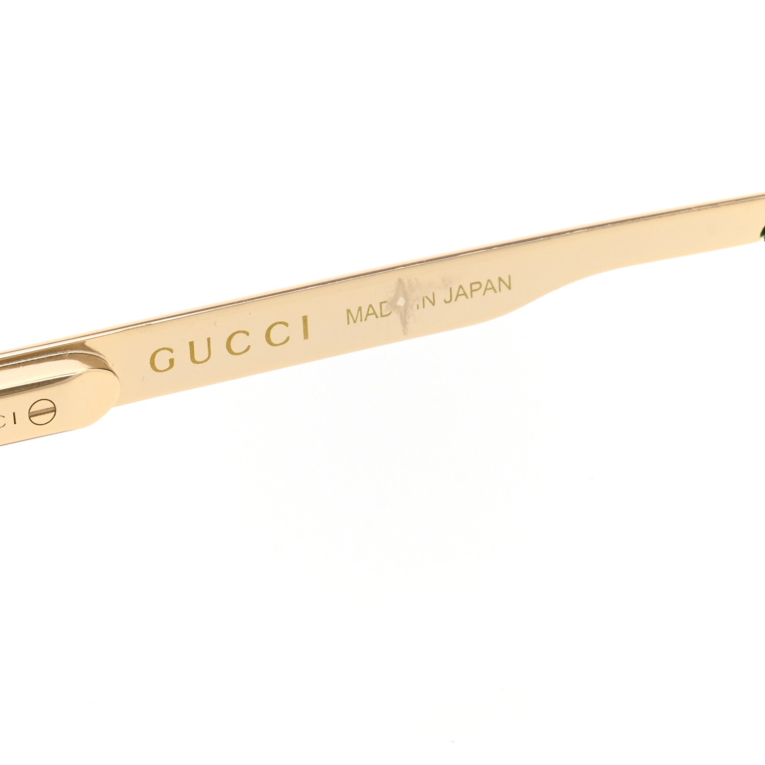 Gucci Metal Acetate Navigator Frame Sunglasses GG1223S XL Gold 6 of 8