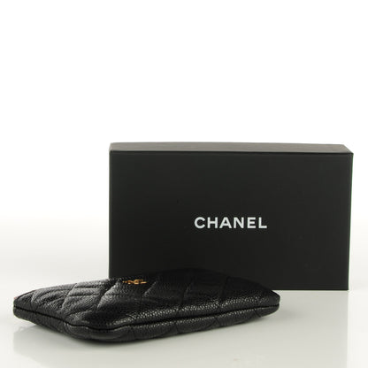 Chanel Caviar Quilted Coin Purse Case Black 4 of 7