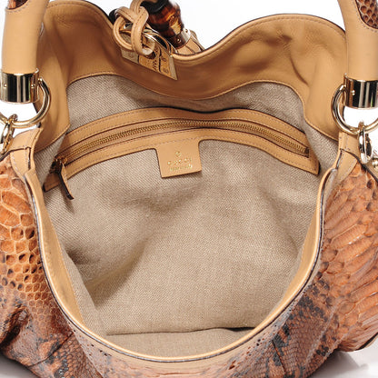 Gucci Python Large Indy Top Handle Hobo 9 of 9